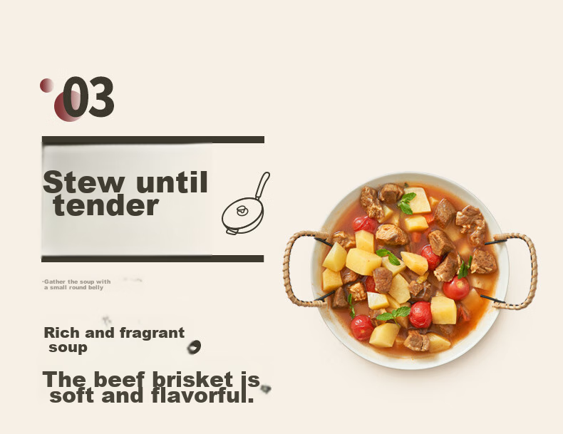 Сковорода SUPOR Non-Stick Wok 34 см, подходит для индукционных и газовых плит, здоровое приготовление пищи для домашнего использования PC34S1