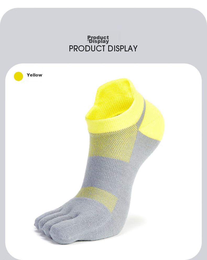 Носки TFO Competition-Grade Quick-Dry Five-Toe Socks, мужские, серые, размер M