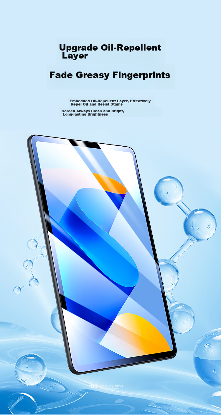 Защитное стекло BIAZE для Huawei MatePad 11, 2023, 11 дюймов, HD, противоударное, антибликовое, полное покрытие