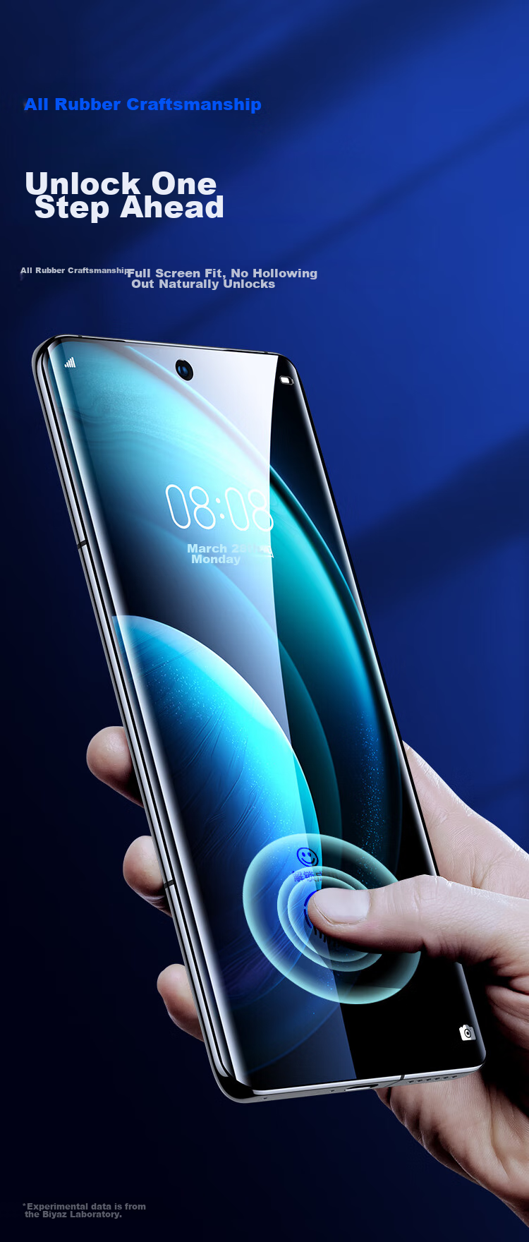 BIAZE Защитная гидрогелевая пленка для Vivo X100 Ultra, 2 шт., полноэкранная, противоударная, антиотпечатки