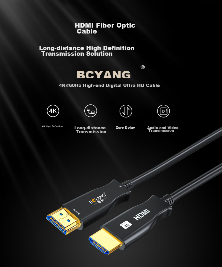 Кабель оптический HDMI 2.0