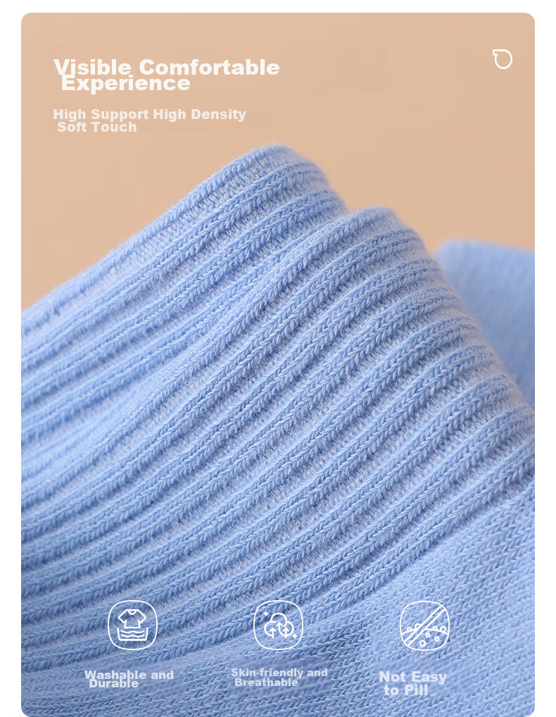 Комплект детских носков Hodo Children's Socks W5006, 4 пары, мультиколор, размер 20-22 см (31-34 размер обуви)