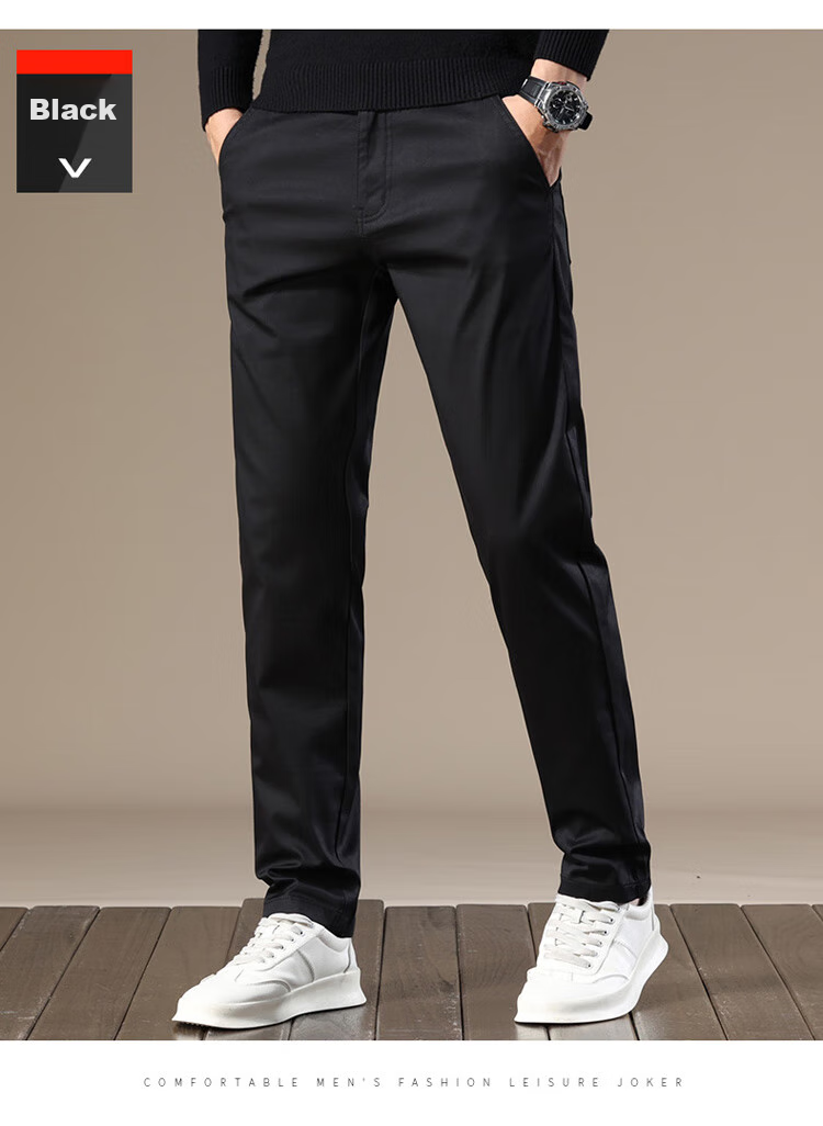 Брюки ROMON Casual Pants мужские, повседневные, прямые, темно-серые, размер 38