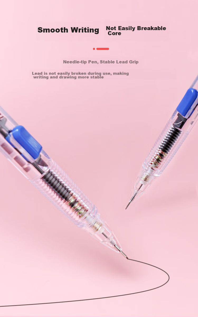 Автоматическая карандаш Pentel PD105T, 0.5 мм, черный, одноразовая упаковка