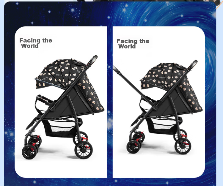 Детская коляска ANGI BABY, складная, с амортизацией, реверсивная