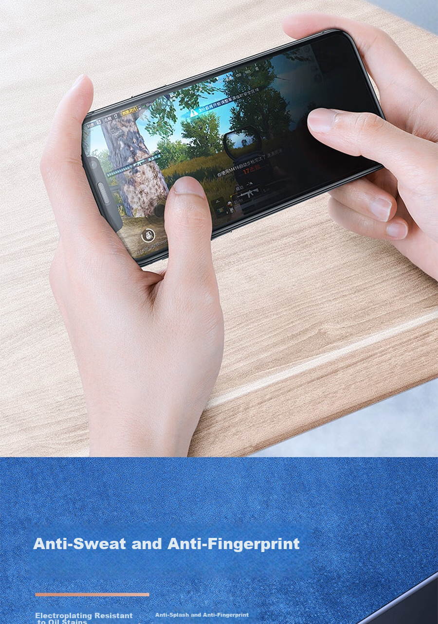 Защитное стекло для экрана ESCAPE для iPhone 11 Pro/X/XS, противоударное, с антипылевой сеткой, HD Full Coverage