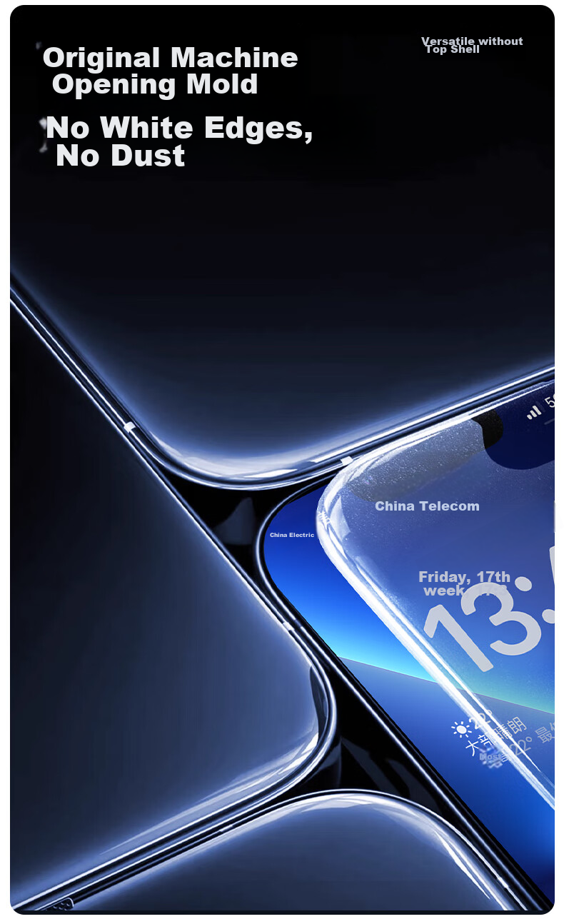 Защитное стекло DIVI для Apple iPhone 13 / 14 / 13 Pro / 16 E, 2 шт.