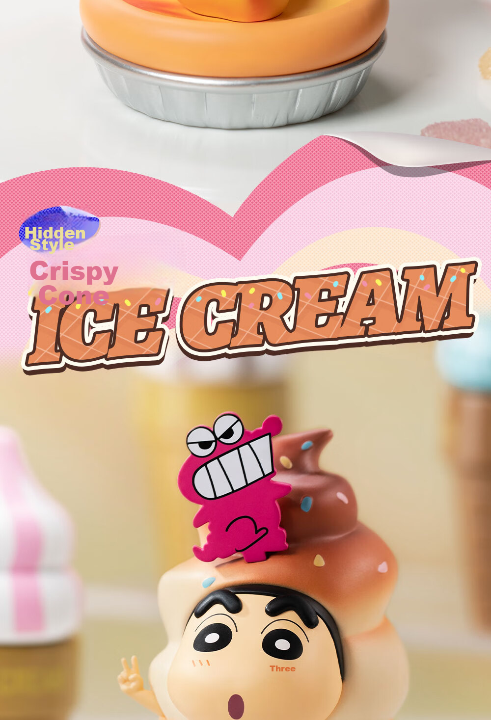 Набор фигурок 52TOYS "Crayon Shin-Chan Heart Dot Time", слепая коробка, 8 шт.