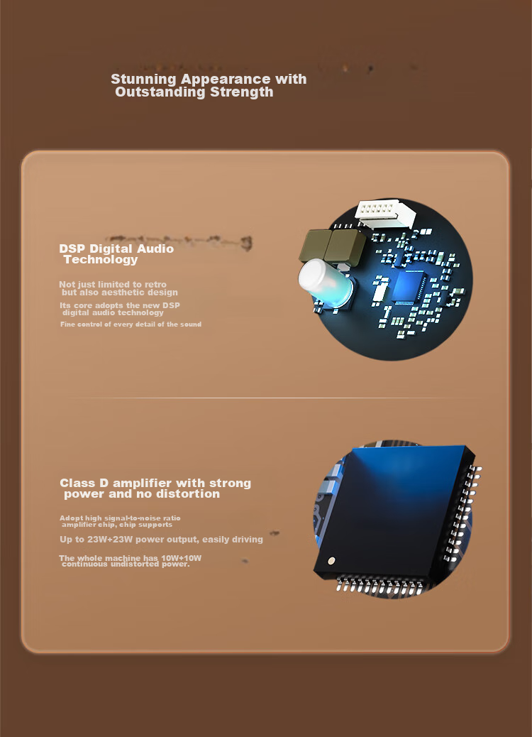 Портативная колонка EDIFIER M230 Limited Edition, ретро-дизайн, Bluetooth 5.0, деревянный корпус, подарочный набор