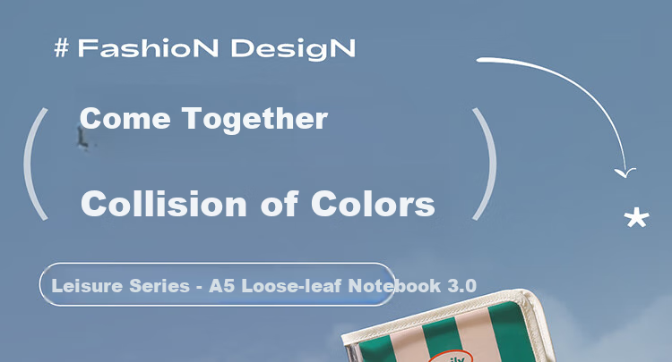 Never Lively Notebook 3.0 Loose-Leaf A5 Detachable Transparent Cover Notebook