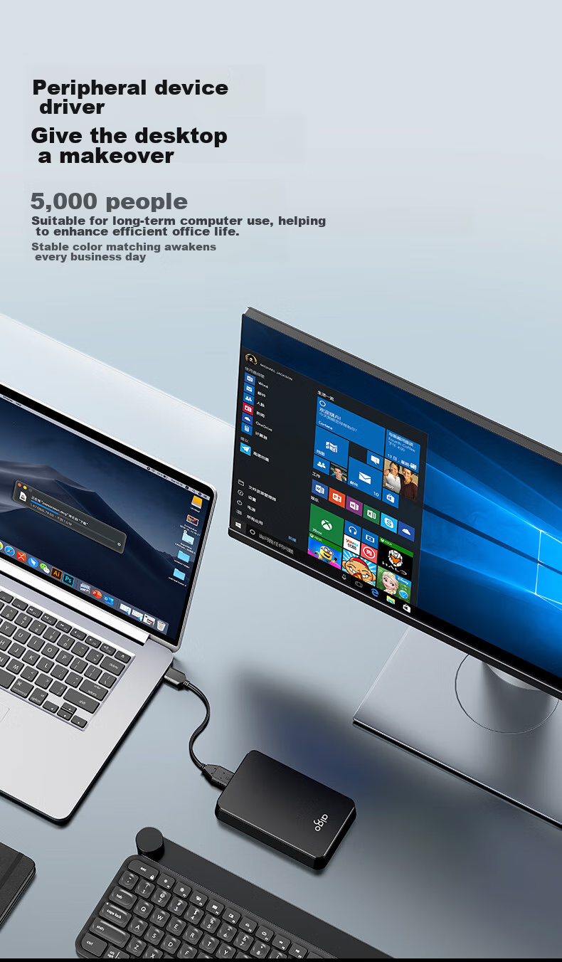 Внешний жесткий диск Aigo HD809, 2 ТБ, USB 3.0, 2.5 дюйма, черный