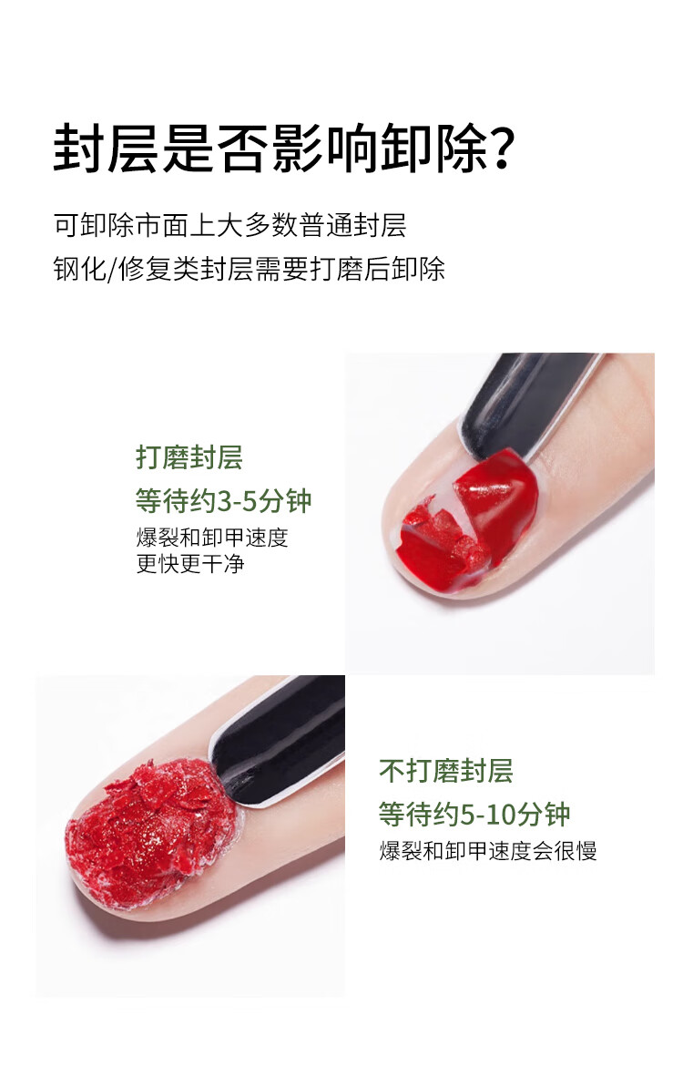 美肤语甲油胶爆裂卸甲膏卸除甲油胶指甲油不伤手解胶剂MF8289