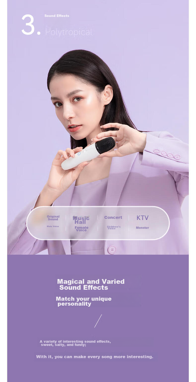 Беспроводной микрофон Chunmai Q1PRO, караоке для дома, KTV, Xiaomi TV, TCL, для уличных колонок, карбоновый серый синий, 2 шт.