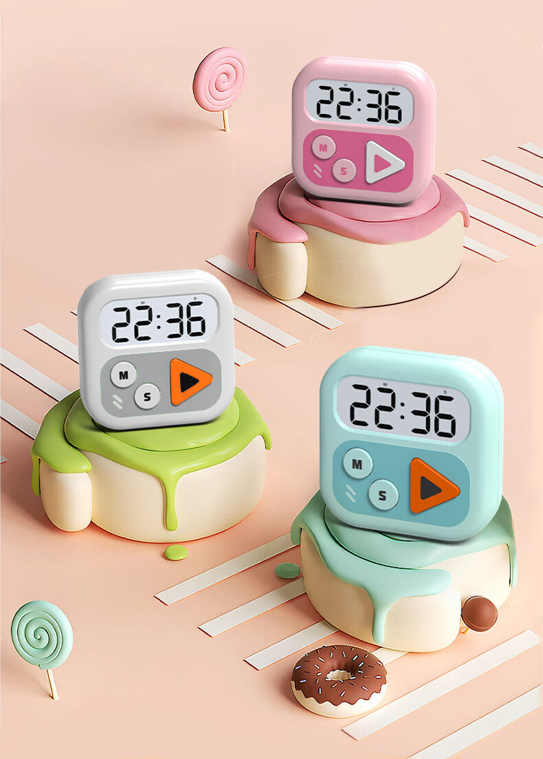 Таймер Timess Визуальный Candy Timer, инструмент для управления временем обучения студентов, магнитный кухонный таймер для выпечки