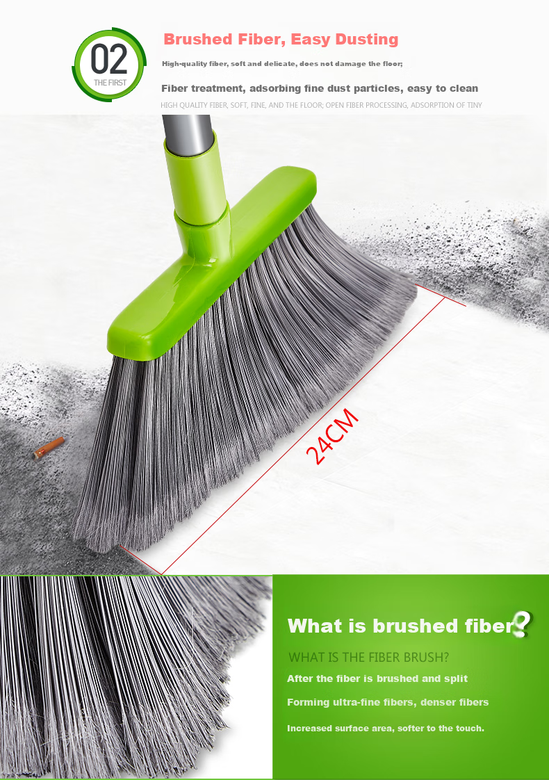Набор из щетки и совка 3M Scotch-Brite, бытовой инструмент для уборки с мягкой щетиной, двухсекционный набор со встроенной ручкой, неразборный