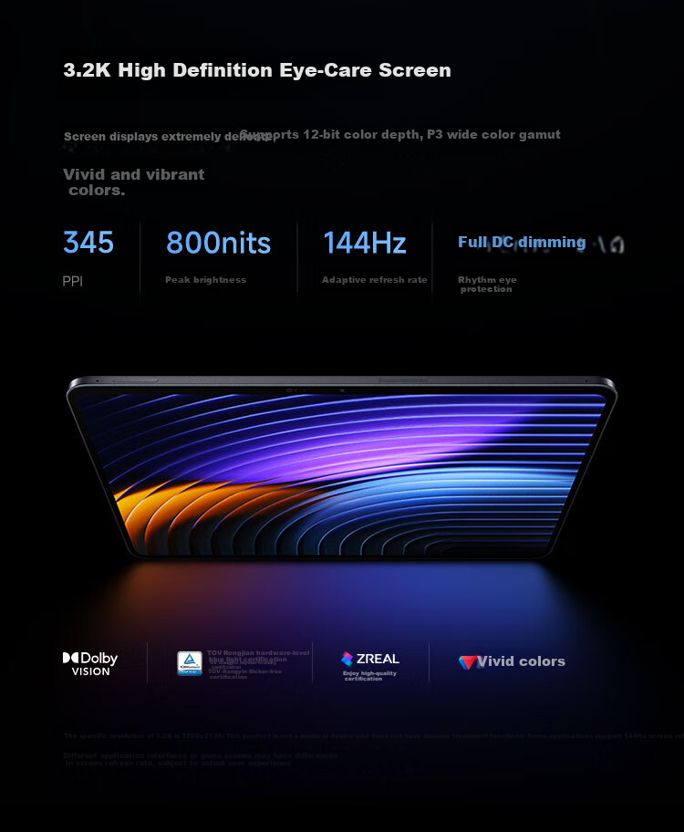 Планшет MI MI Pad 8 Pro, 11.2 дюйма, 3.2K, Snapdragon 8 Ultimate, PengpaiOS3, 8+256GB, бирюзовый