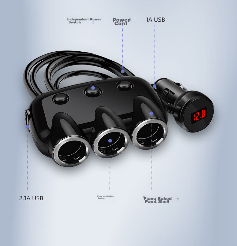 Автомобильный адаптер с USB