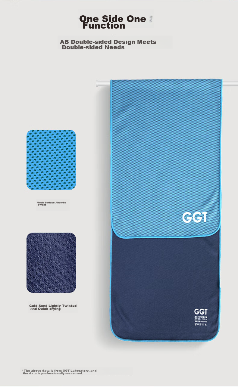 Спортивное охлаждающее полотенце GGT, быстросохнущее, для фитнеса, спорта, тренировок, 30x100 см, цвет "Румяна"