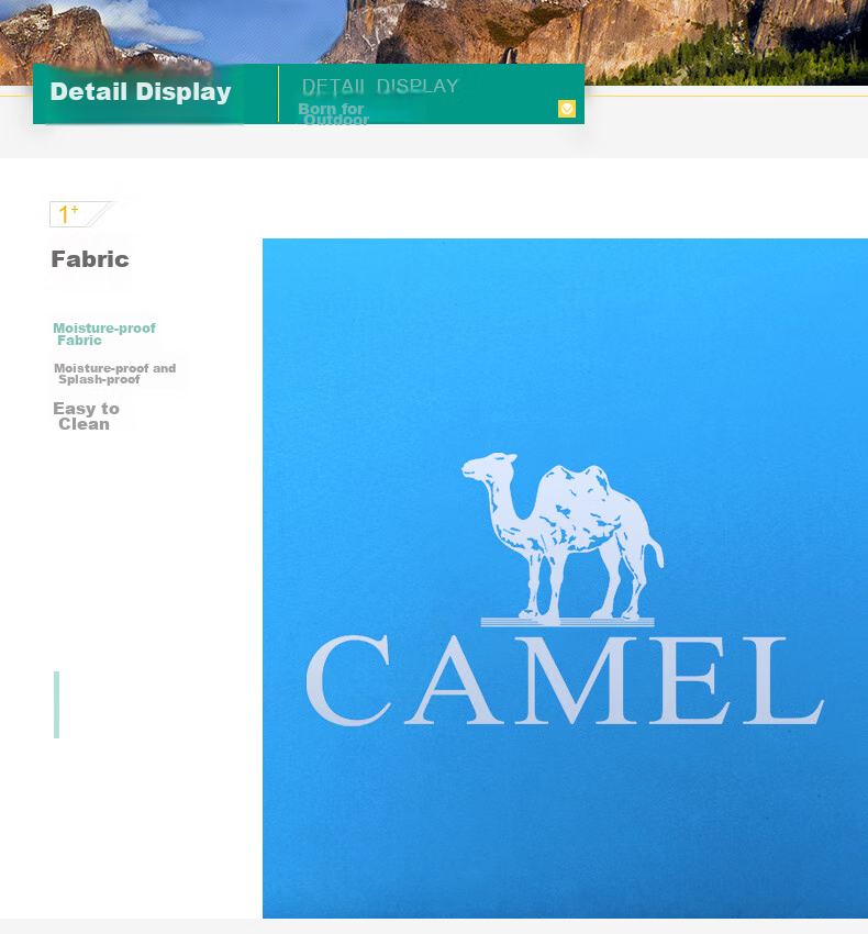 CAMEL CAMEL Туристический коврик для сна, самонадувающийся, влагостойкий, для 2-3 человек, синий