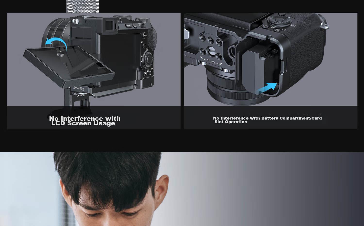 Клетка для камеры SmallRig 4439 для Sony A7C II, полнофункциональный модуль расширения для фото- и видеосъемки