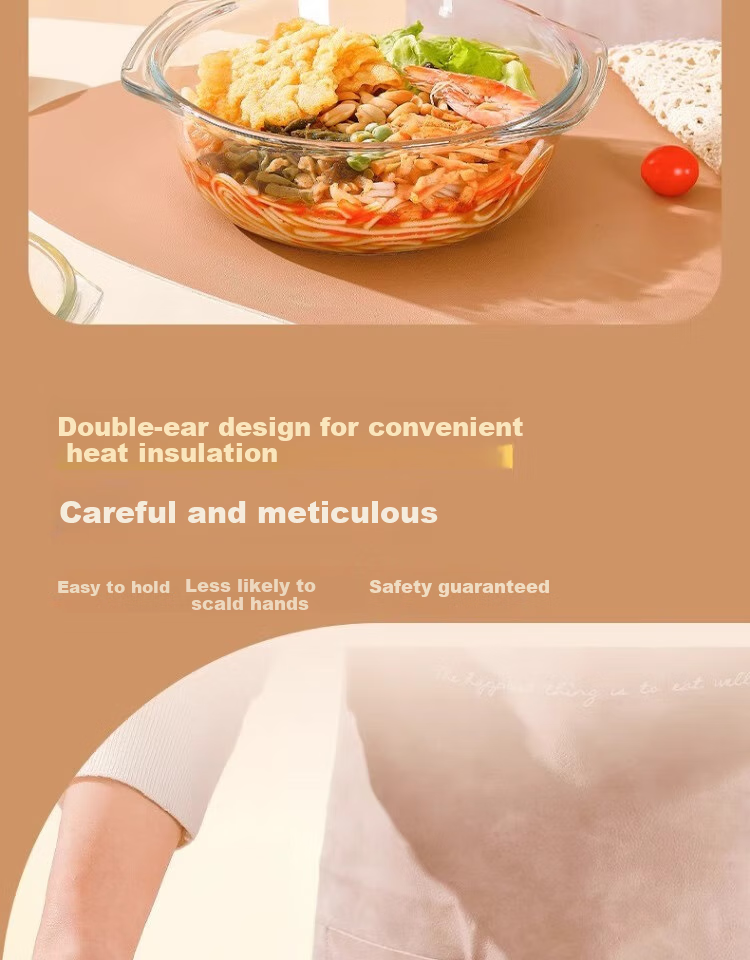 Стеклянная миска с крышкой