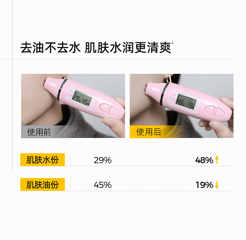 C咖氨基酸白泥清透净肤双管洗面奶清洁控油平衡保湿80g*2支