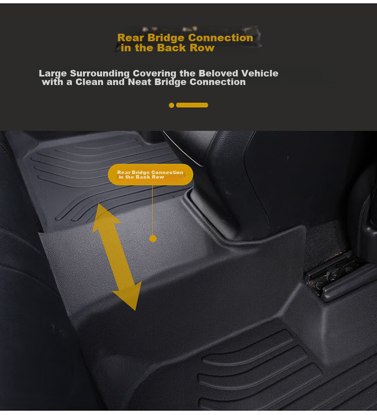 Коврики для Honda Accord 10 поколение 2018-2022, комплект 5 шт., BOLISH, TPE, черные