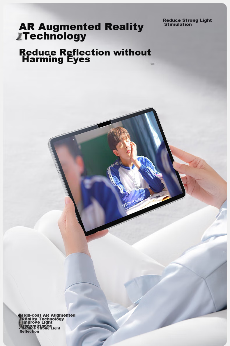 Защитное стекло для iPad Pro/Air 5/4 10.9/11 дюймов, противоударное, антицарапающее, с рамкой для легкой установки