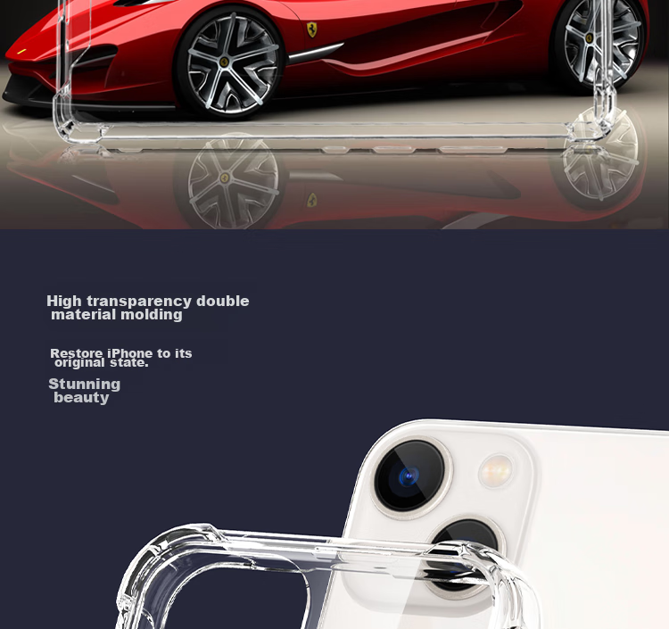 Прозрачный чехол для iPhone 13