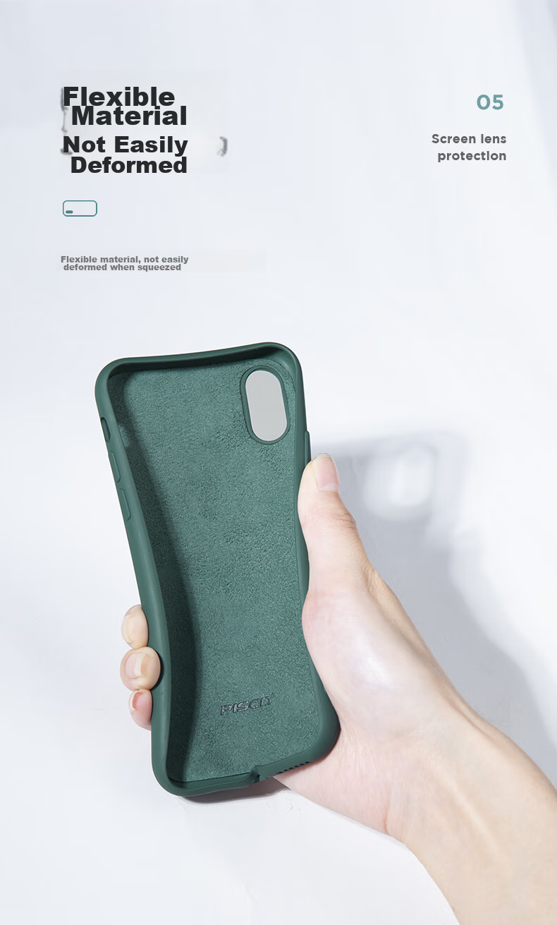 Чехол PISEN для iPhone XS Max, гибкий силиконовый, ультратонкий, классический черный