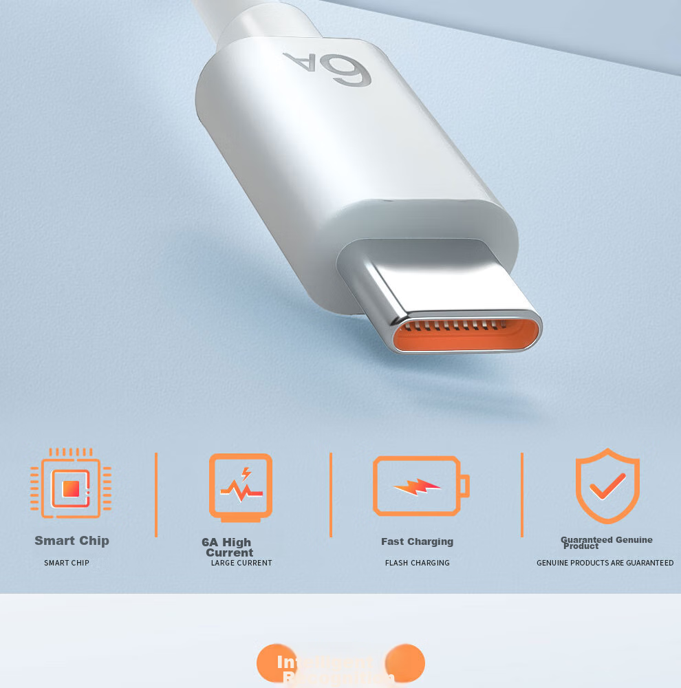 Кабель ULT-unite USB - Type-C, 66W Super Fast Charging, 6A/5A, 6 метров