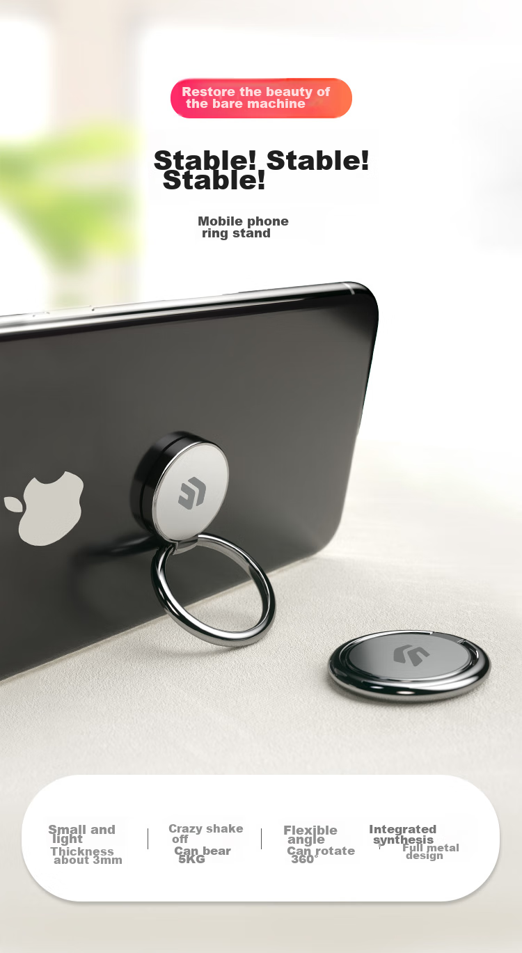 Держатель для телефона LINGCHEN, металлический, настольный, для iPhone 8 Xs Max Apple Android телефонов, совместим с магнитным автомобильным держателем LZH01