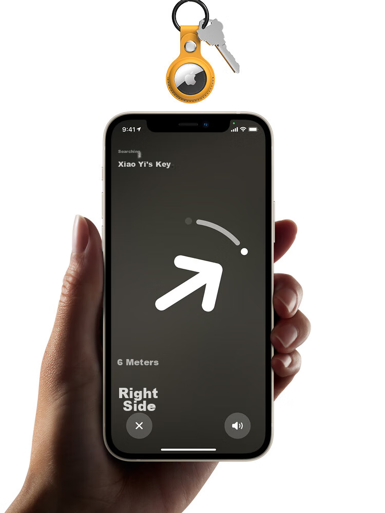 Защитный чехол ESCAPE для Apple AirTag, из искусственной кожи, с брелоком, для защиты от потери, противоударный, элегантный черный