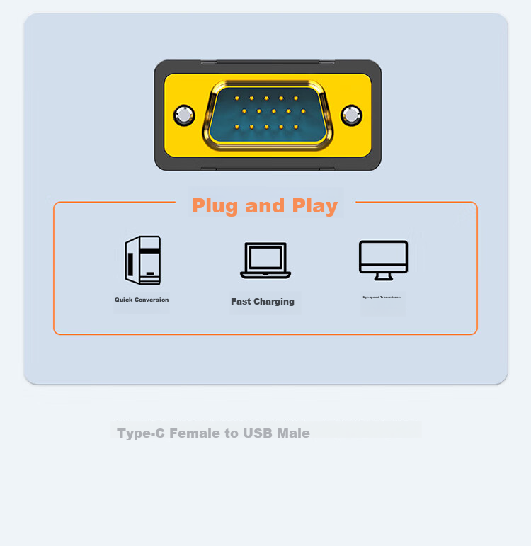 Shengwei VGA - HDMI адаптер с аудио и питанием, 1080P, черный, AVH1025G