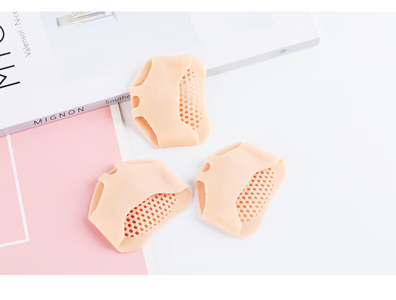 Стельки силиконовые FOOTOPPO, защита от натирания, полустельки для снятия боли, женские, противоскользящие, для высоких каблуков, уменьшающие давление, 3 пары