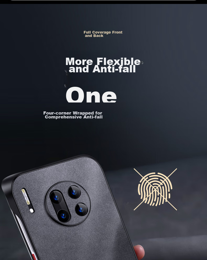 Чехол для Huawei Mate30 Pro/Mate30E Pro Shangsu, противоударный, с защитой камеры, из силикона, серый