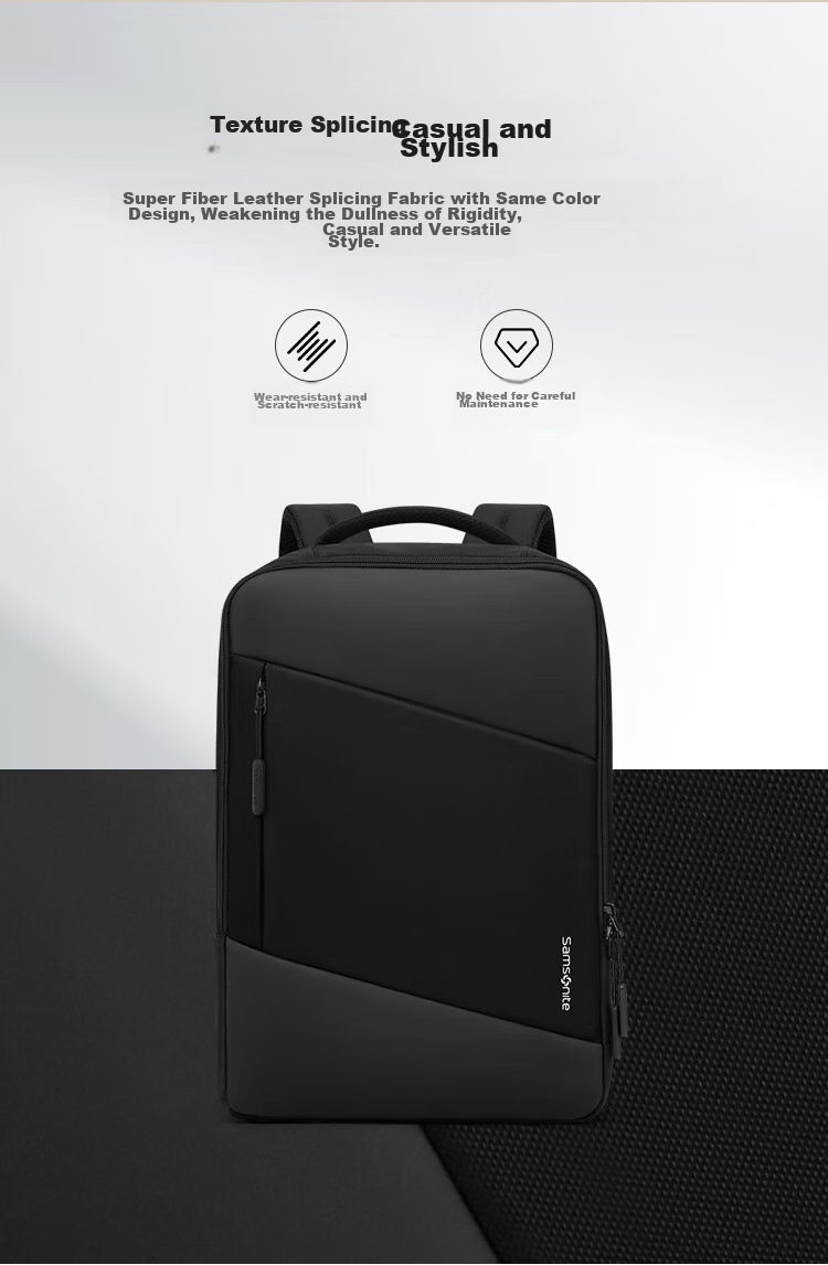 Рюкзак Samsonite для ноутбука, мужской и женский, для бизнеса и поездок, вместительный, подарок на День Святого Валентина, 16 дюймов, черный