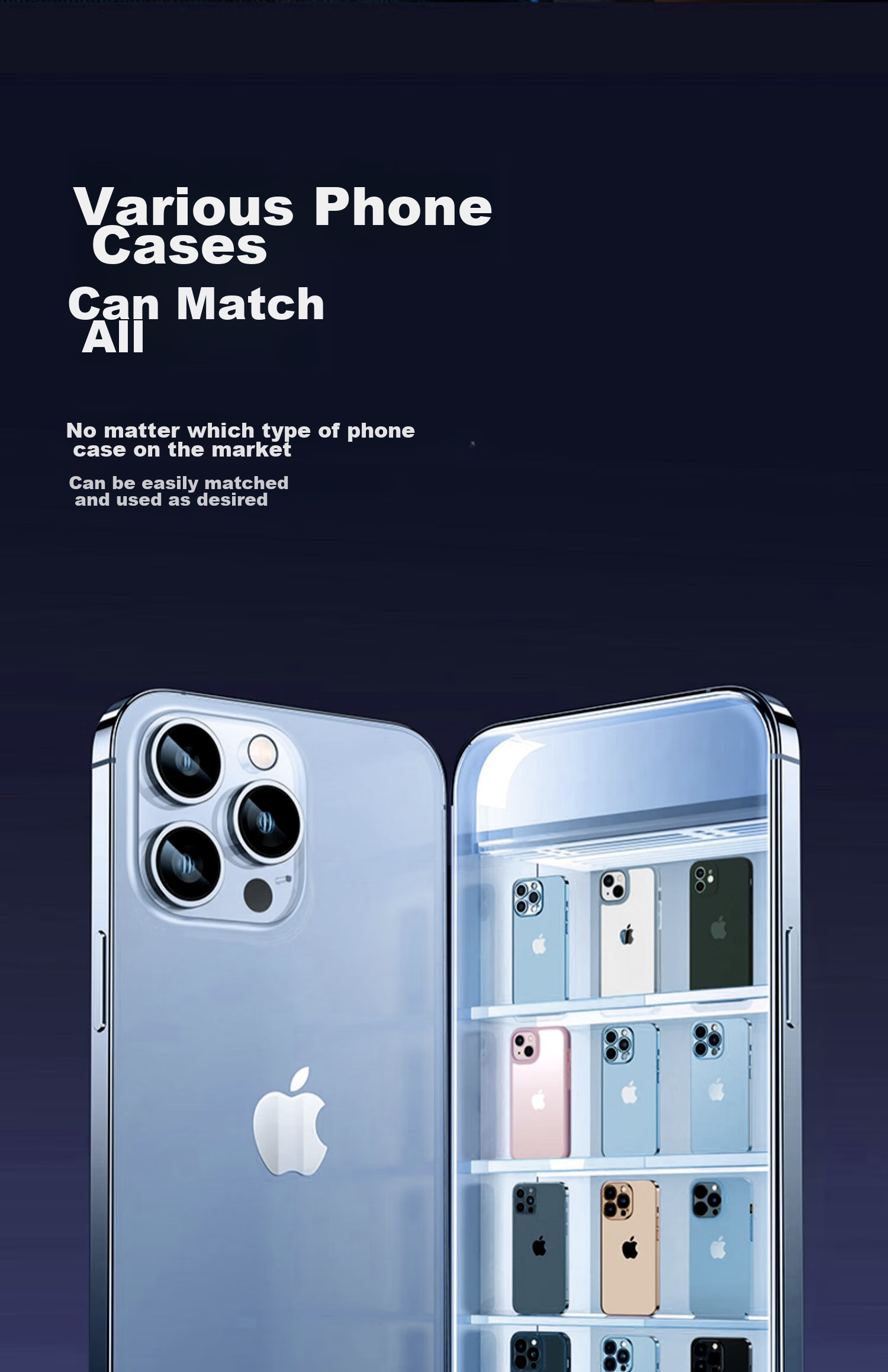 Защитное стекло DIVI для Apple iPhone 16 Pro Max, прозрачное, противоударное, антибликовое, 2 шт.