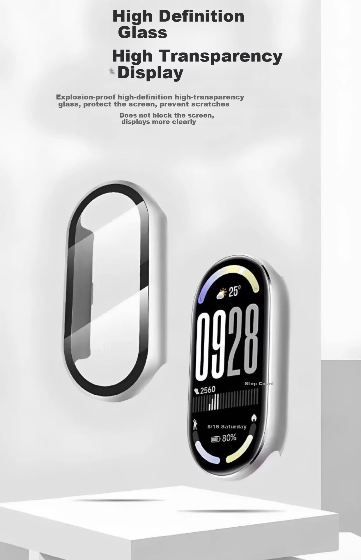 Защитный чехол и пленка для Xiaomi Mi Band 10