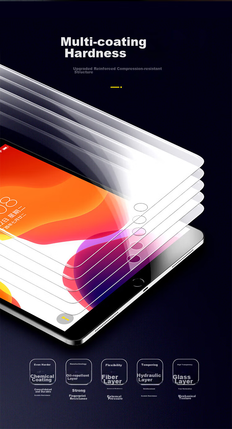 Защитная пленка JPLAYER из закаленного стекла для Huawei MatePad SE, 11 дюймов, противоударная, антибликовая, HD, гладкая, устойчивая к царапинам