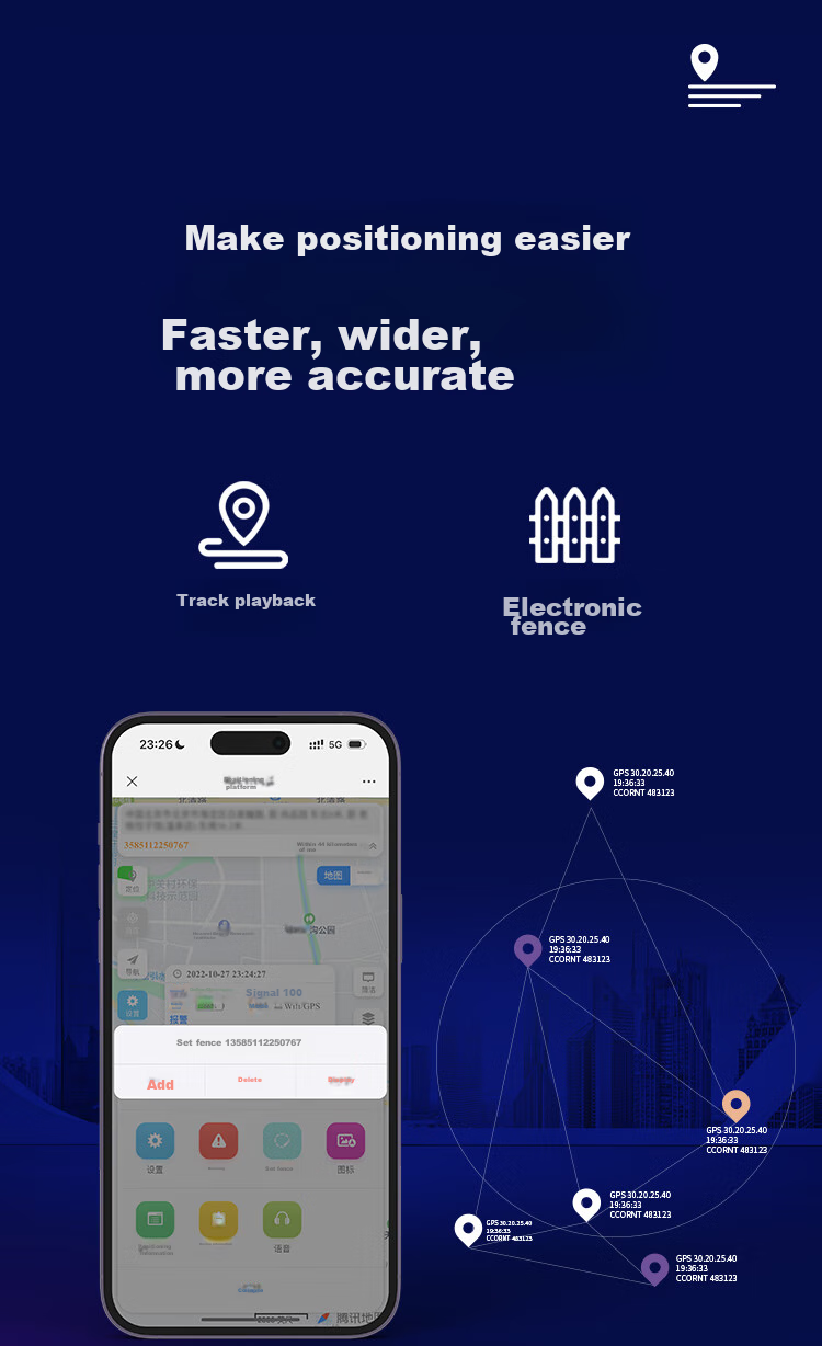 GPS-трекер Newsmy Q1 для детей и пожилых, противоугонное устройство с GPS, двусторонняя связь
