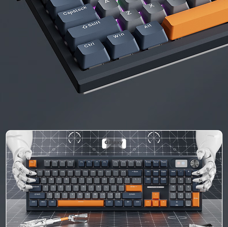Механическая игровая клавиатура Langtu LT104, проводная, с подсветкой, для ПК и ноутбуков, белая