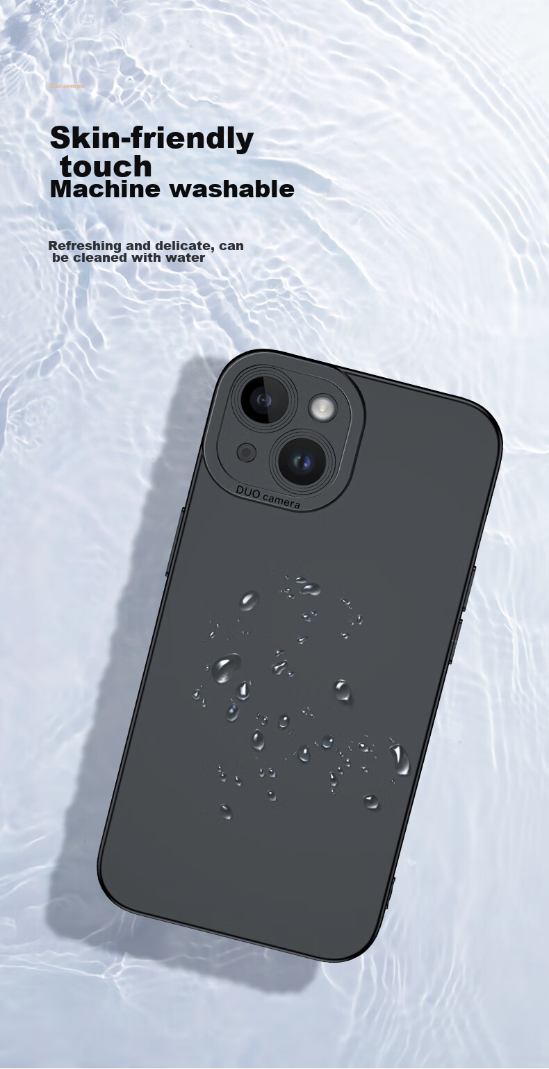 Чехол для iPhone X/XS HOLDZU Angel Eyes, силиконовый, противоударный, ультратонкий, графитовый черный