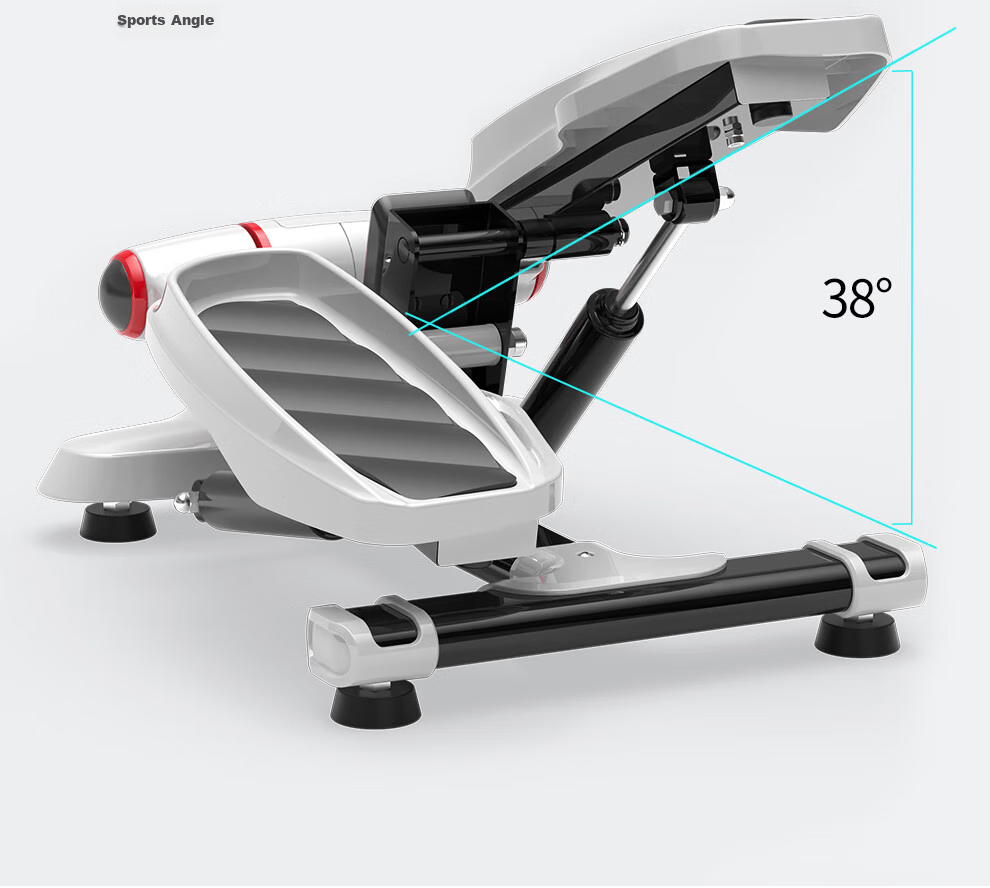 PROIRON Puli'ai Treadmill, Home Stepper Machine, Foot Pedal Exercise Bike, Hydraulic Small Climbing Machine, Foot-Pedal Fitness Equipment, White