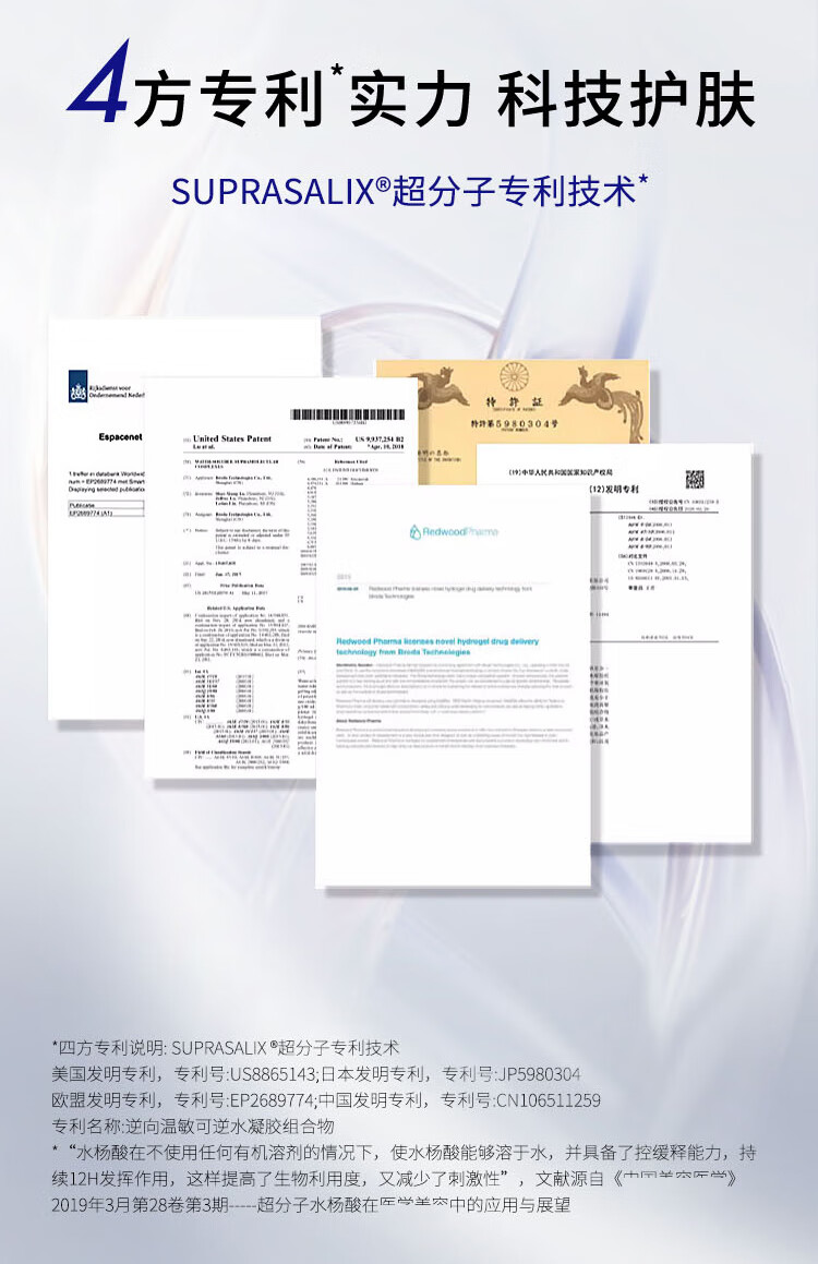 博乐达水杨酸面膜抗痘收缩毛孔闭口清痘祛痘粉刺黑头清洁涂抹面膜35g
