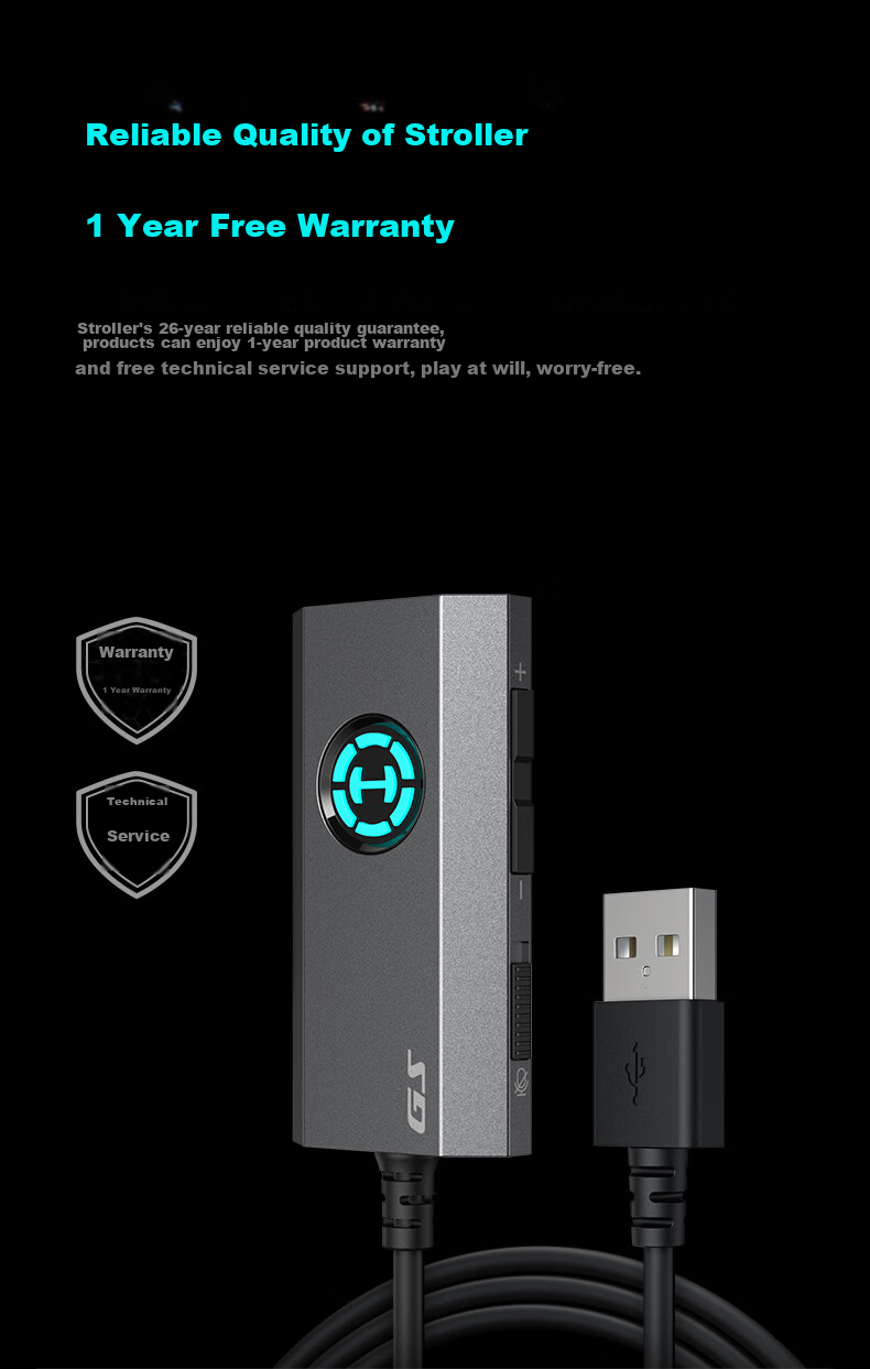 Внешняя звуковая карта EDIFIER HECATE GS03 USB to 3.5mm, 7.1, совместимая с PS4/5