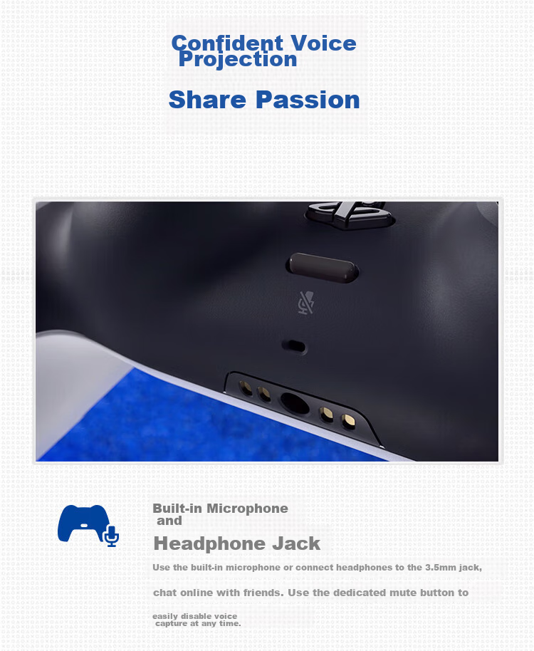 Беспроводной геймпад Sony PlayStation DualSense для PS5, PC, Bluetooth, цвет "Звездная синева"