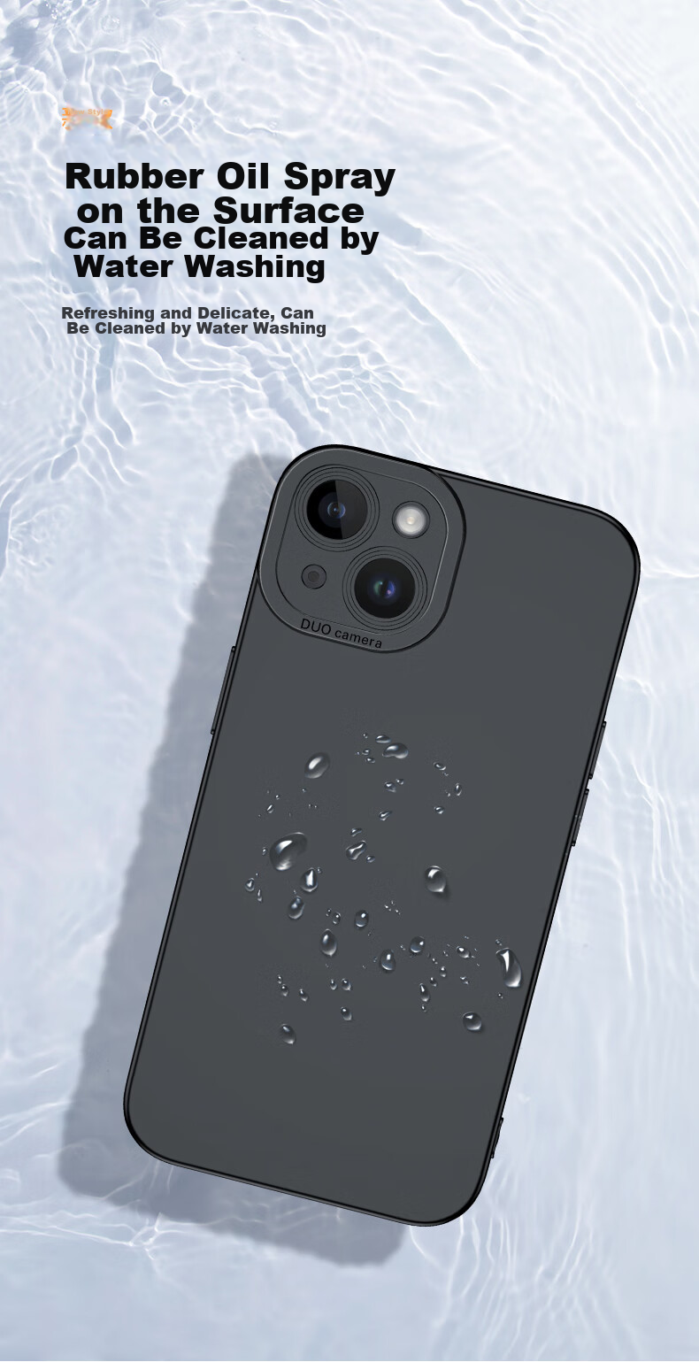 Чехол для Huawei Nova 12 Pro/Ultra HOLDZU "Angel Eyes" Starry Skin-Friendly Silicone, черный
