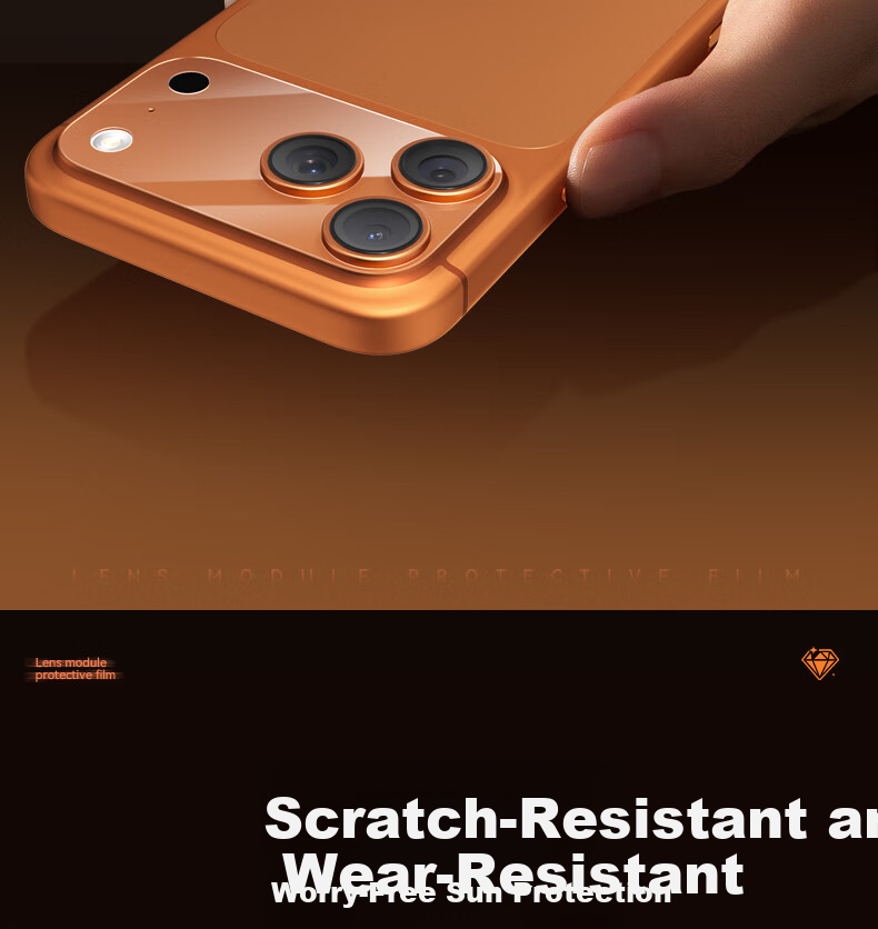 Защитная пленка для модуля камеры Lanxingxiansheng для Apple iPhone 17 Pro Max, защитная пленка для задней камеры, противоударная, устойчивая к царапинам
