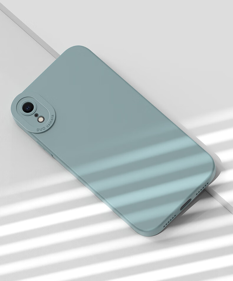 Чехол HOLDZU для Apple iPhone XR, силиконовый, противоударный, защита камеры, ультратонкий, графитовый черный